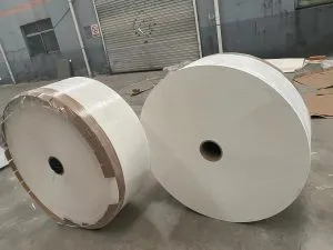 Pulp roll cut surface