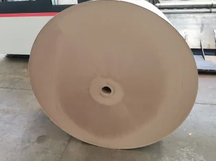 kraft paper roll cut surface